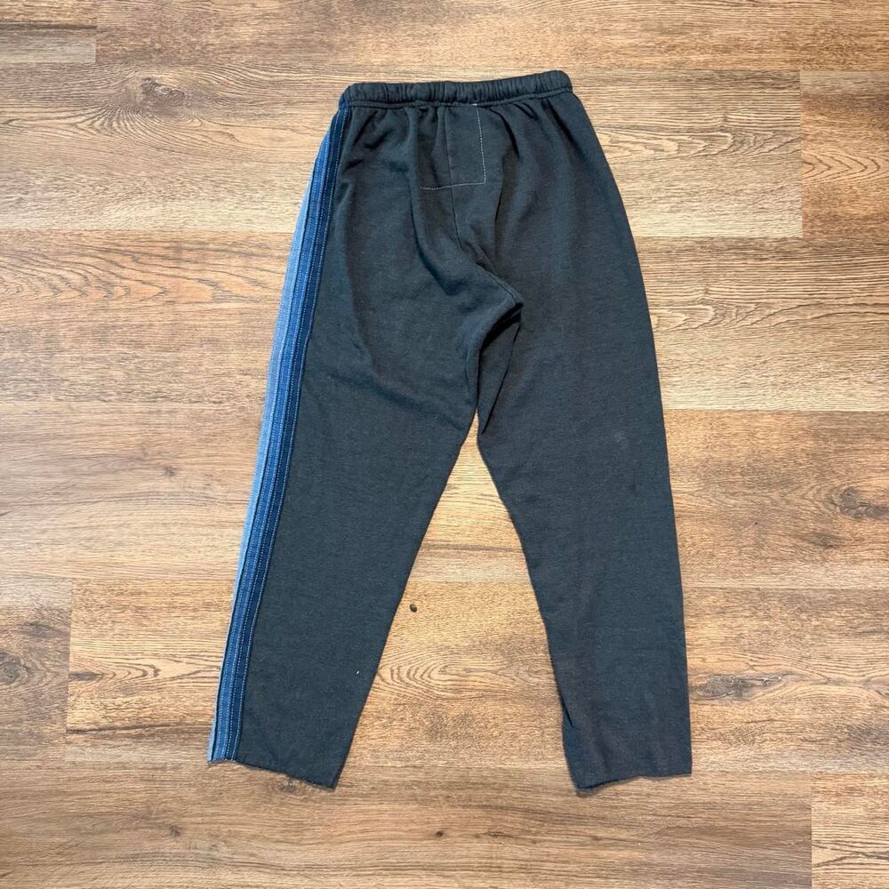 Aviator Nation Charcoal Gray Blue 5-Stripe Jogger Sweatpants Women's Size Small - Picture 5 of 6